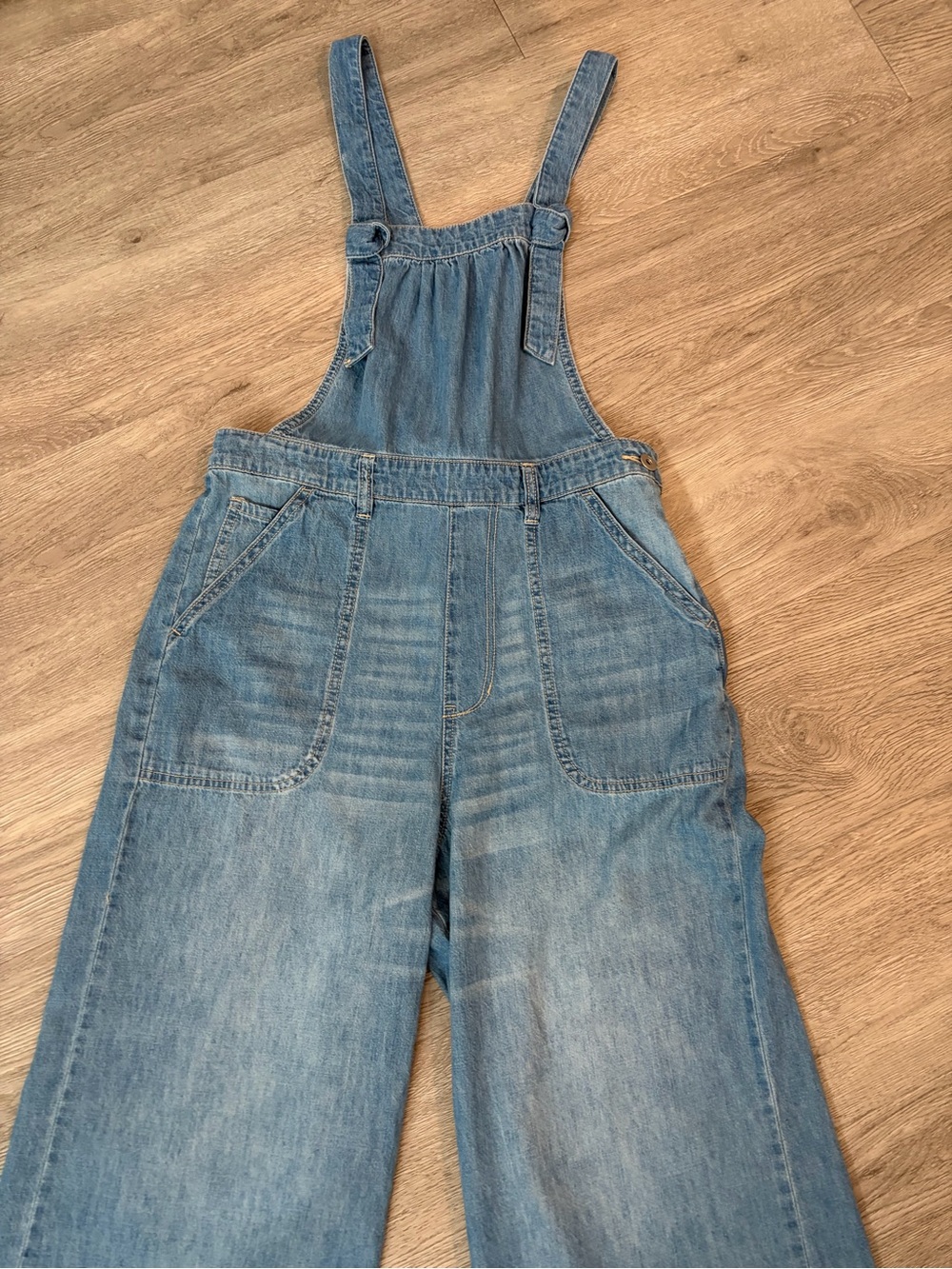 Pilcro Light Blue Denim Bib Overalls size 27 - Picture 13 of 15